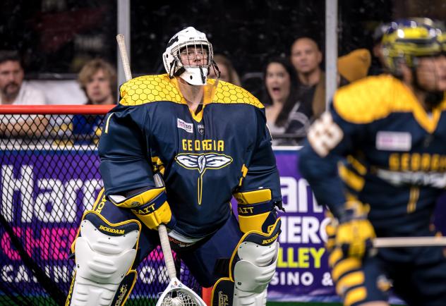 Goaltender Craig Wende with the Georgia Swarm