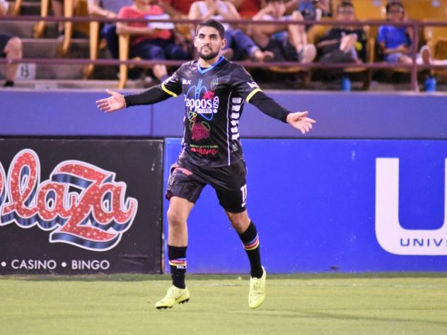 Irvin Raul Parra became the second player in Las Vegas Lights FC history to reach double-digit scoring in a season