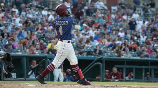 Andretty Cordero of the Frisco RoughRiders