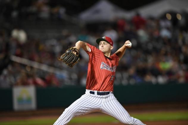 Charleston RiverDogs pitcher Dalton Lehnen