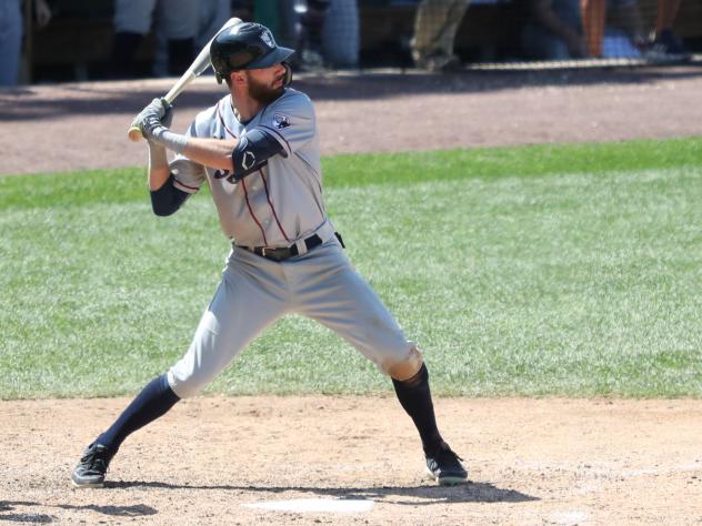 Justin Pacchioli of the Somerset Patriots
