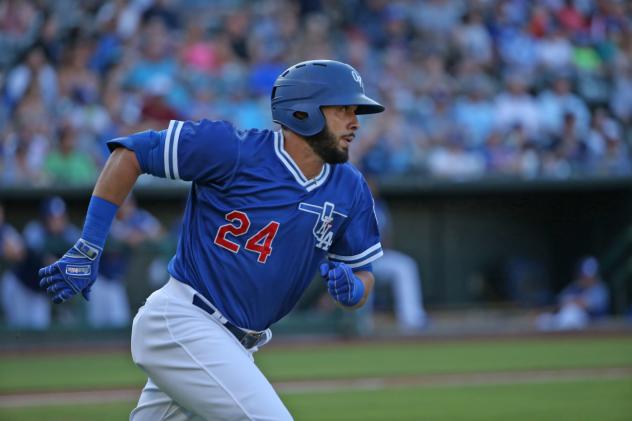 Oklahoma City Dodgers infielder Edwin Rios