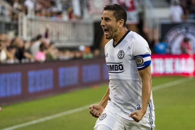 Philadelphia Union midfielder Alejandro Bedoya
