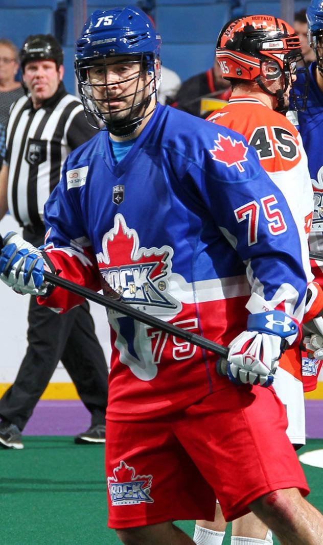 Defenseman Thorimbert with the Toronto Rock