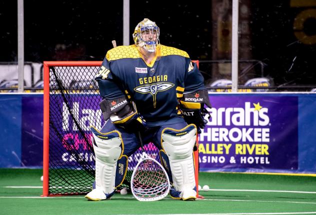 Georgia Swarm goaltender Steven Orleman