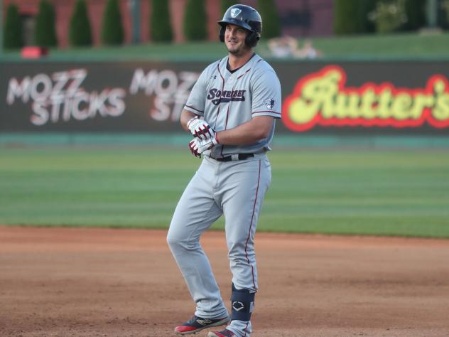 Michael Ohlman of the Somerset Patriots