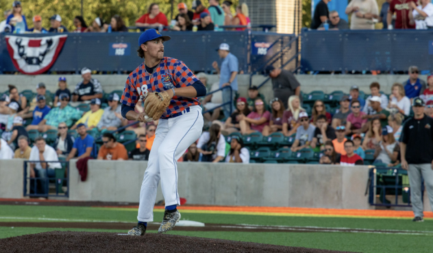 Green Bay Booyah pitcher Dalton Wiggins