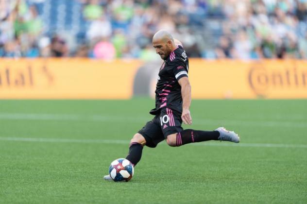 Seattle Sounders FC midfielder Nico Lodeiro