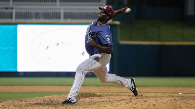 Frisco RoughRiders pitcher Demarcus Evans