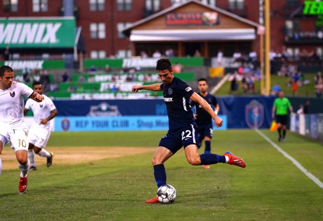 Wes Charpie of Memphis 901 FC vs. North Carolina FC