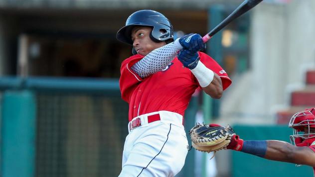 Lakewood BlueClaws with a big swing