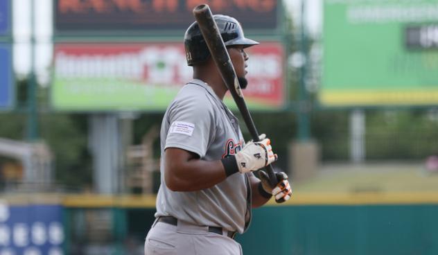 Deibinson Romero of the Long Island Ducks