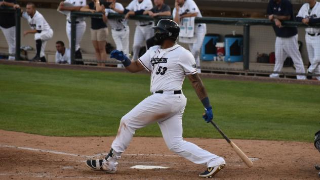 Edwin Espinal of the Somerset Patriots