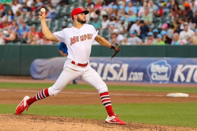 Memphis Redbirds pitcher Daniel Ponce de Leon