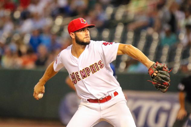 Memphis Redbirds pitcher Daniel Ponce de Leon