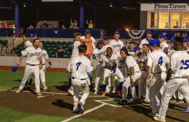 Green Bay Booyah celebrate a walk-off win