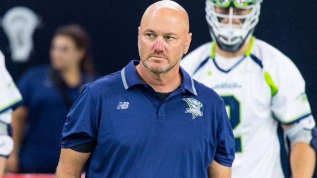 Chesapeake Bayhawks defensive coordinator Chris Burdick