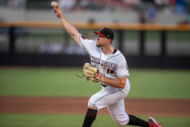 Fayetteville Woodpeckers pitcher Brett Conine