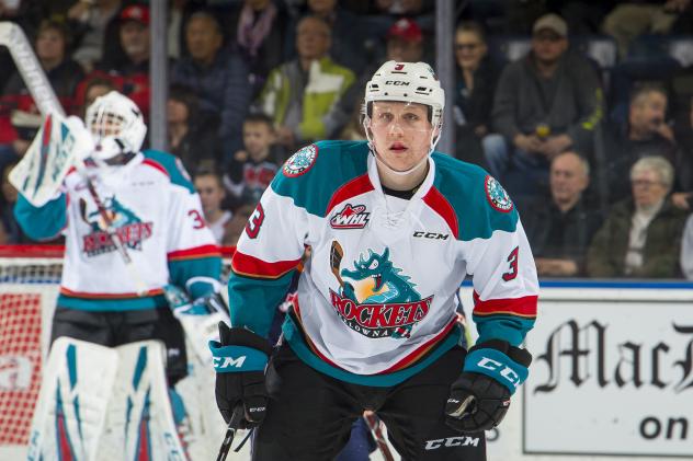 Kelowna Rockets defenseman Dalton Gally