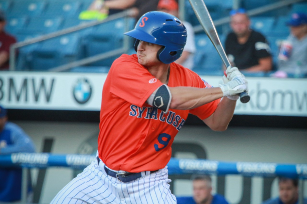 Jason Krizan had a home run and two RBIs for the Syracuse Mets on Wednesday night