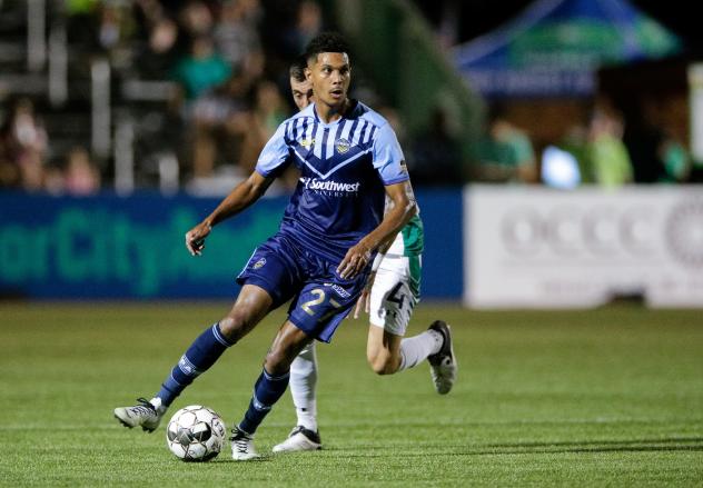 Derek Gebhard with El Paso Locomotive FC