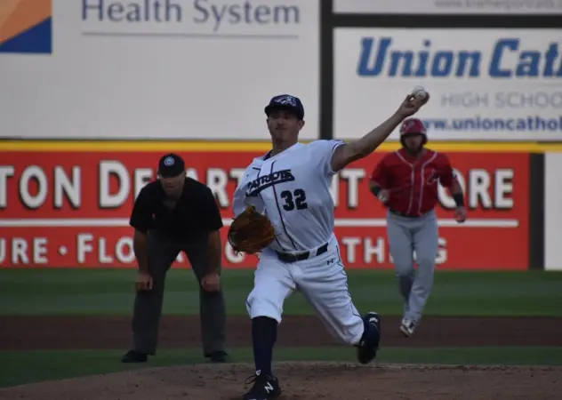 Somerset Patriots pitcher Zack Dodson