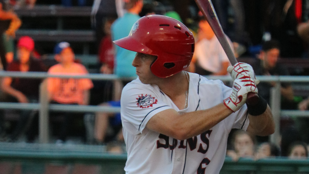 Phil Caulfield drove in three runs in the Hagerstown Suns 4-1 win