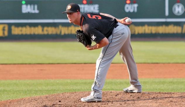 Long Island Ducks pitcher Joe Iorio