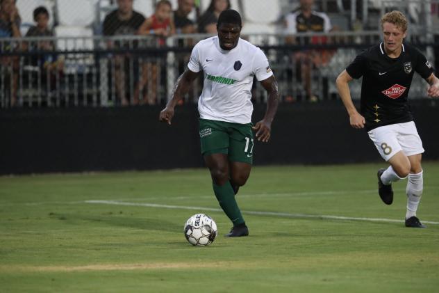 Ewan Grandison of Memphis 901 FC vs. Birmingham Legion FC