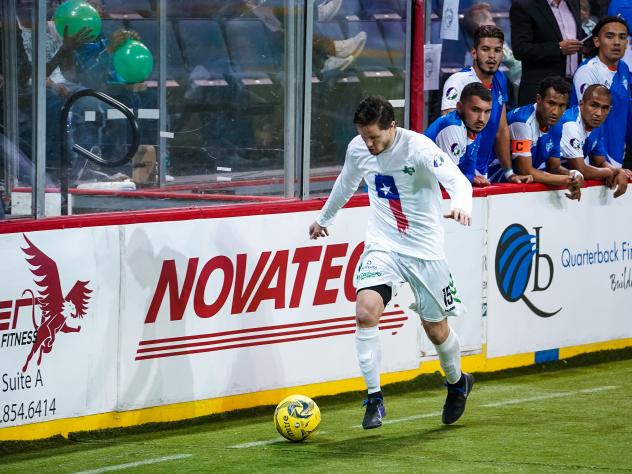 Dallas Sidekicks forward Cameron Brown