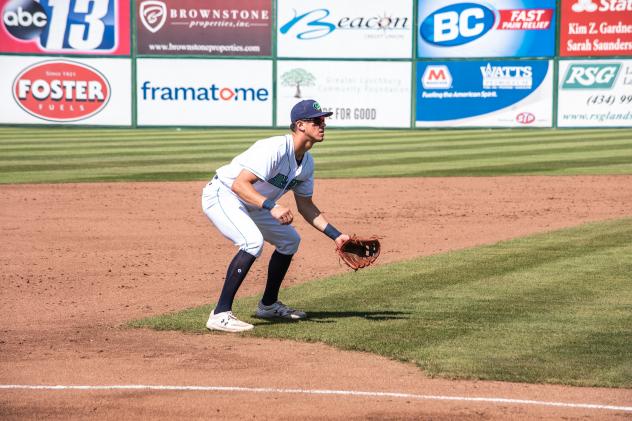 Nolan Jones wtih the Lynchburg Hillcats
