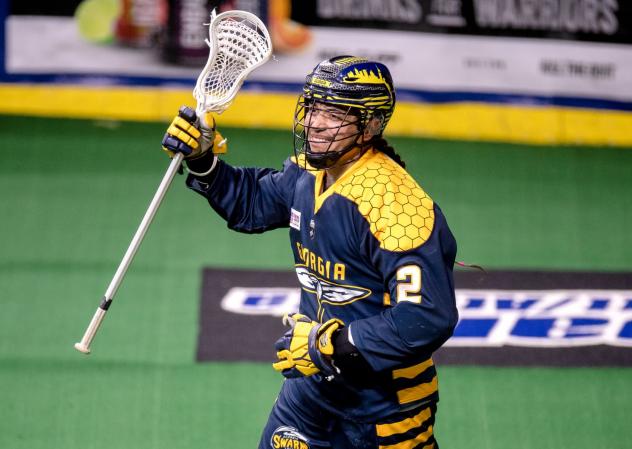 Georgia Swarm forward Miles Thompson