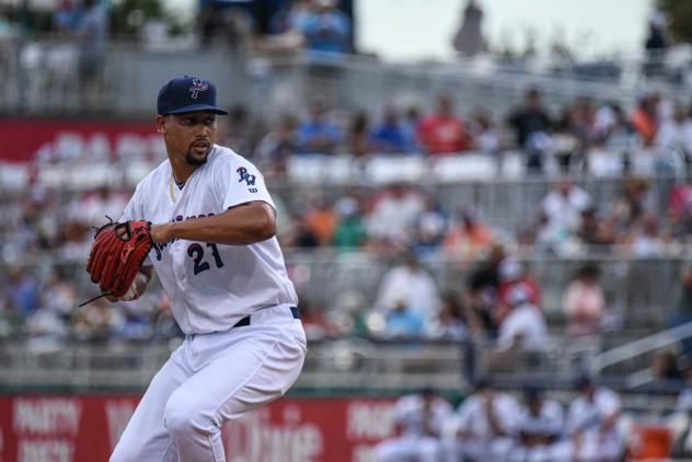 Pensacola Blue Wahoos pitcher Jhoan Duran