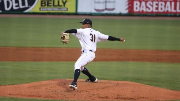 Charleston RiverDogs pitcher Jhony Brito