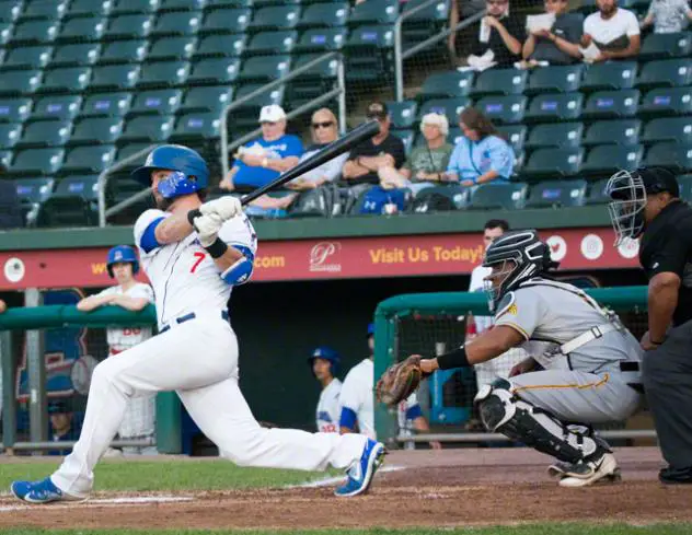 Chase Harris of the Rockland Boulders