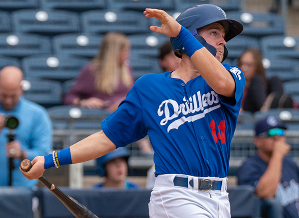 Drew Avans gave the Tulsa Drillers an early lead Sunday afternoon