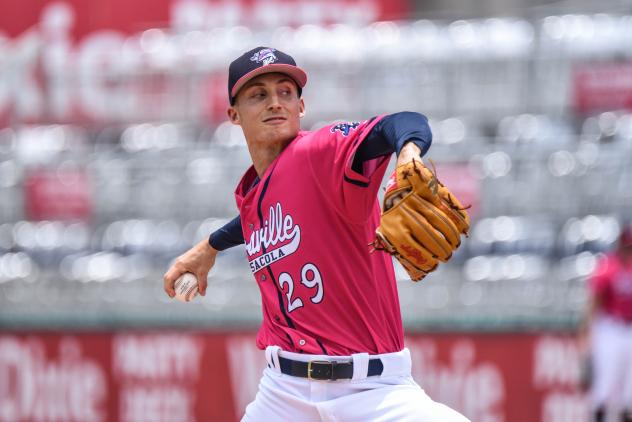 Pensacola Blue Wahoos pitcher Griffin Jax