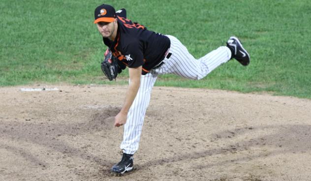 Long Island Ducks pitcher Darin Downs