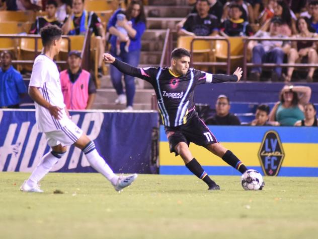 Irvin Raul Parra currently leads Las Vegas Lights FC both in goals (10) and assists (5)