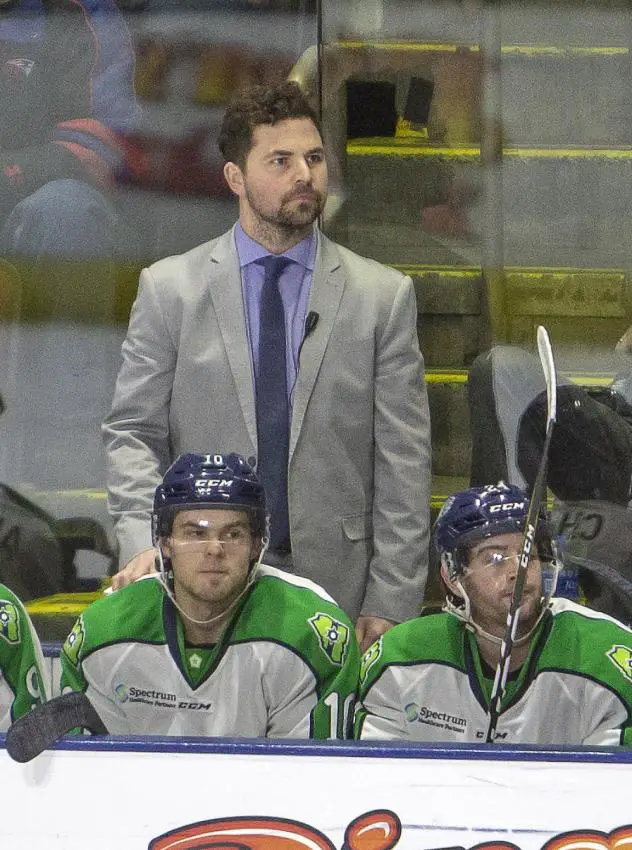 Maine Mariners Head Coach Riley Armstrong