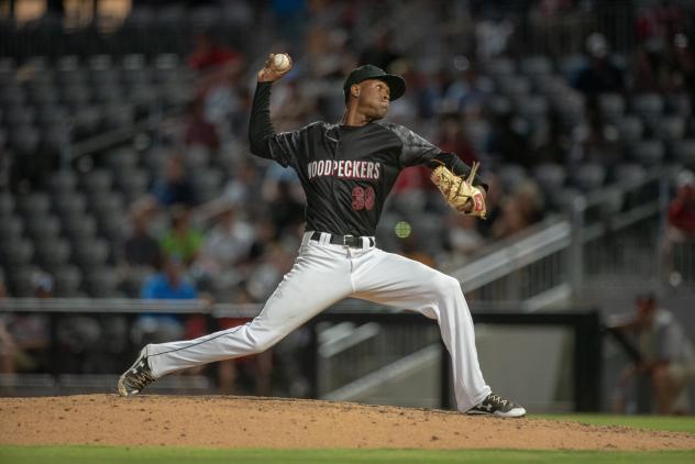 Fayetteville Woodpeckers pitcher Jojanse Torres