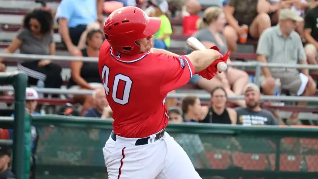 Nic Perkins of the Hagerstown Suns had two doubles and drove in two runs