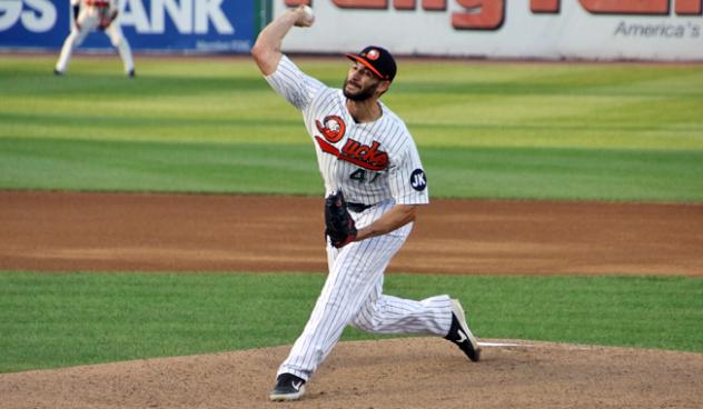 Long Island Ducks pitcher Brandon Beachy