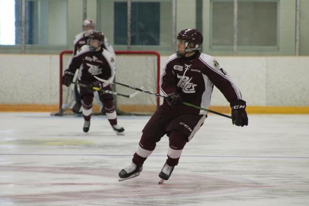 Right Winger Tucker Robertson with the Peterborough Petes