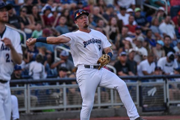Ryan Costello of the Pensacola Blue Wahoos