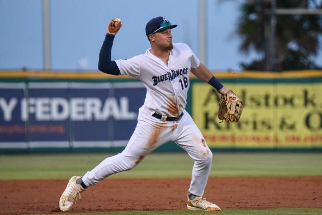 Ryan Costello of the Pensacola Blue Wahoos
