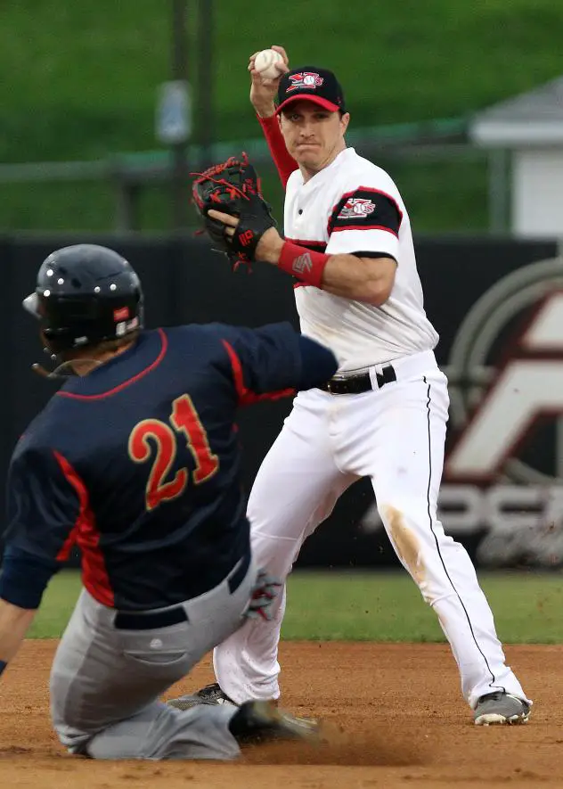 Sioux City Explorers shortstop Nate Samson