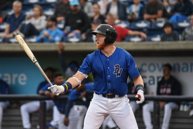 Taylor Grzelakowski of the Pensacola Blue Wahoos