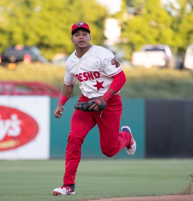Fresno Grizzlies infielder Wilmer Difo