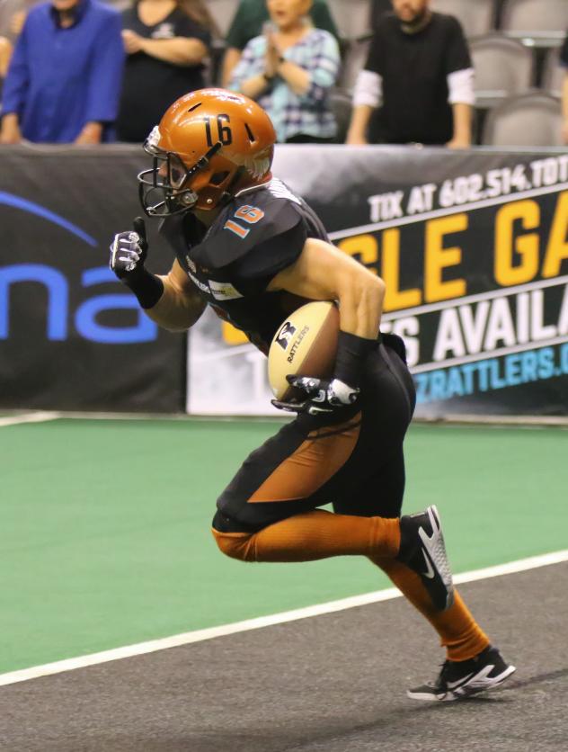Arizona Rattlers wide receiver Jarrod Harrington